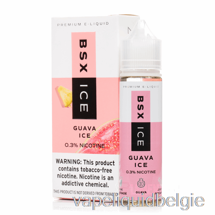 Vape België Guave-ijs - Bsx Ijs - 60ml 0mg